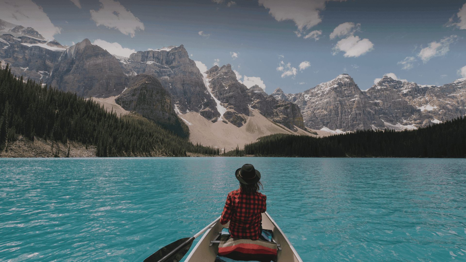 woman canoeing