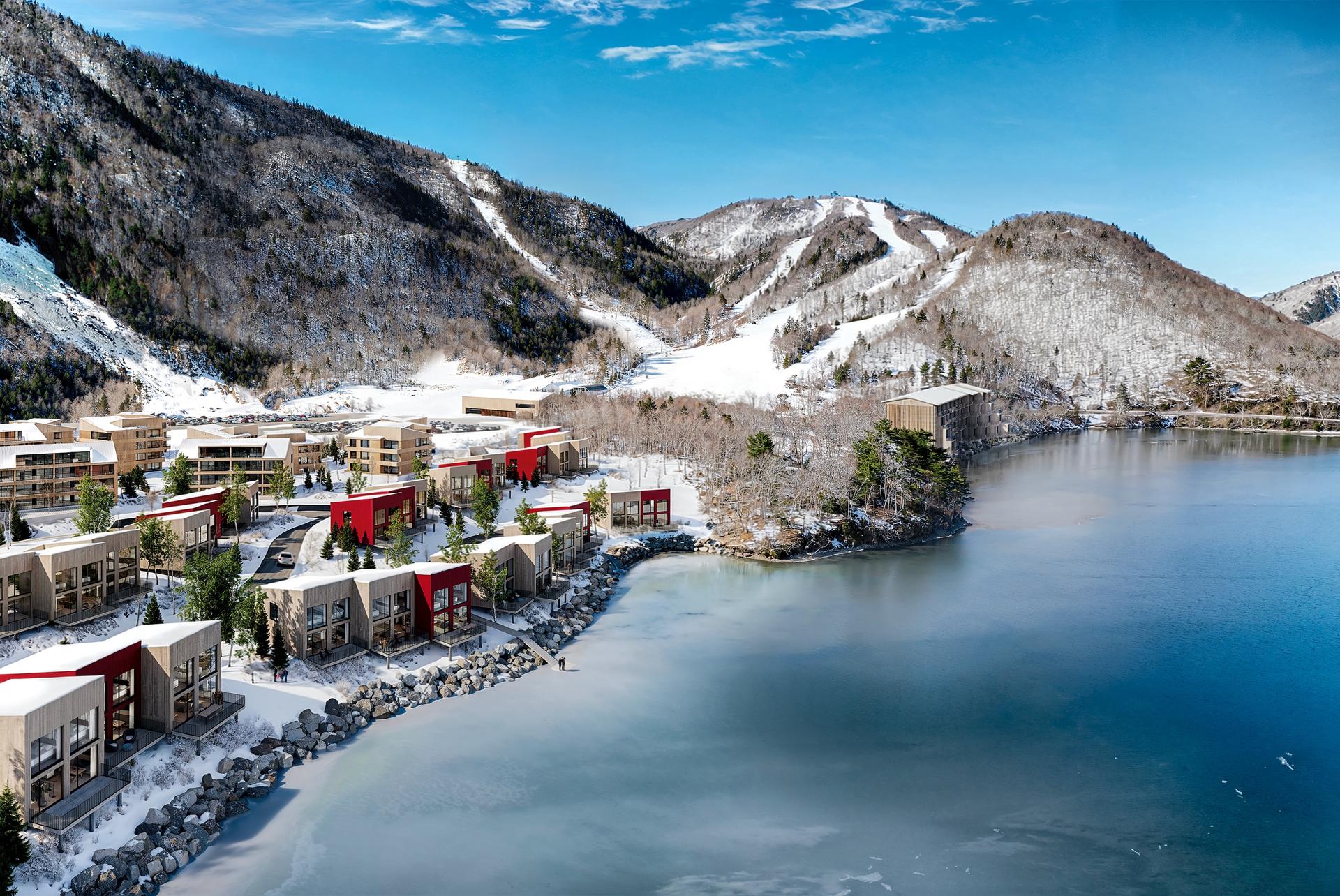 A rendering of the proposed Cape Smokey project in winter