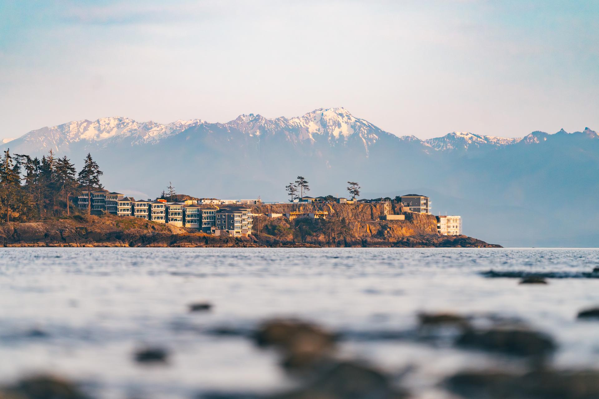 A coastal town near Juan de Fuca
