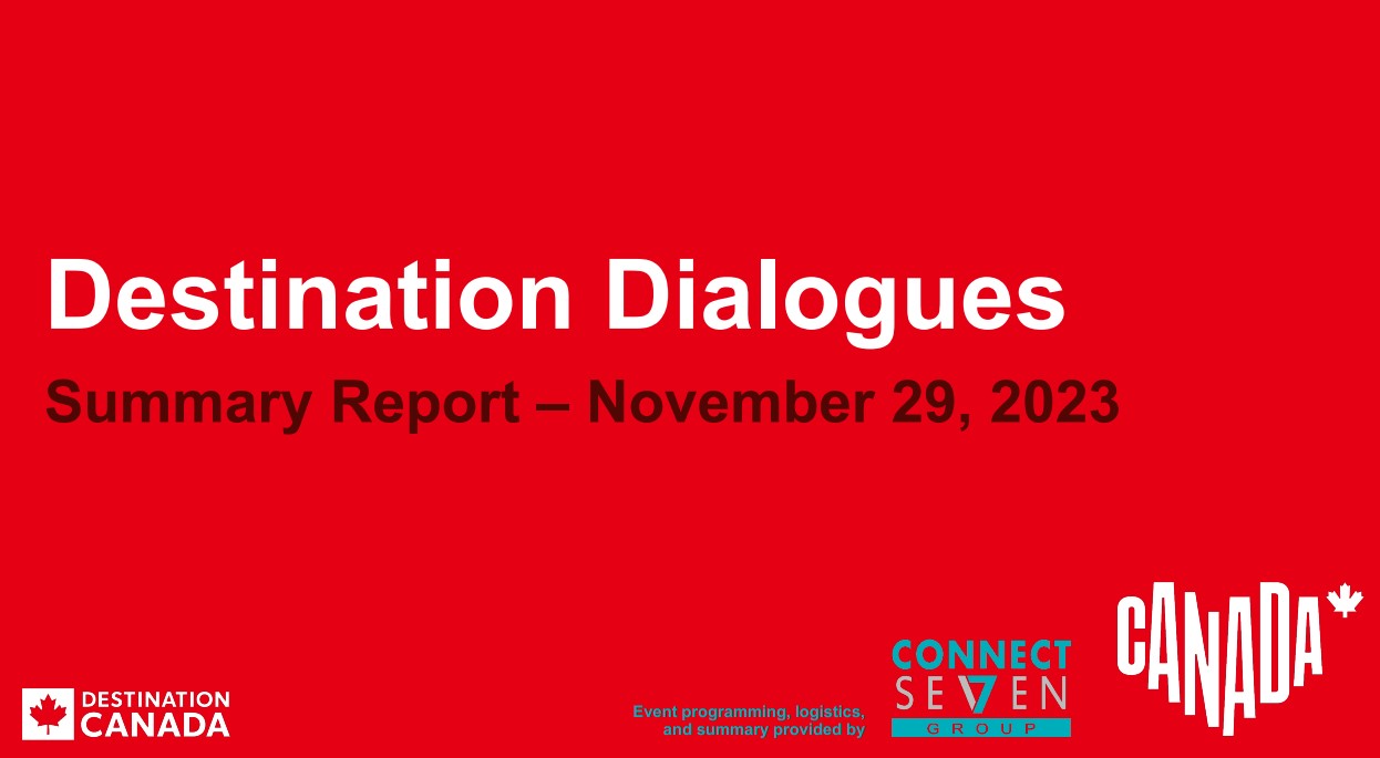 Destination Dialogue 2023 | Summary Report