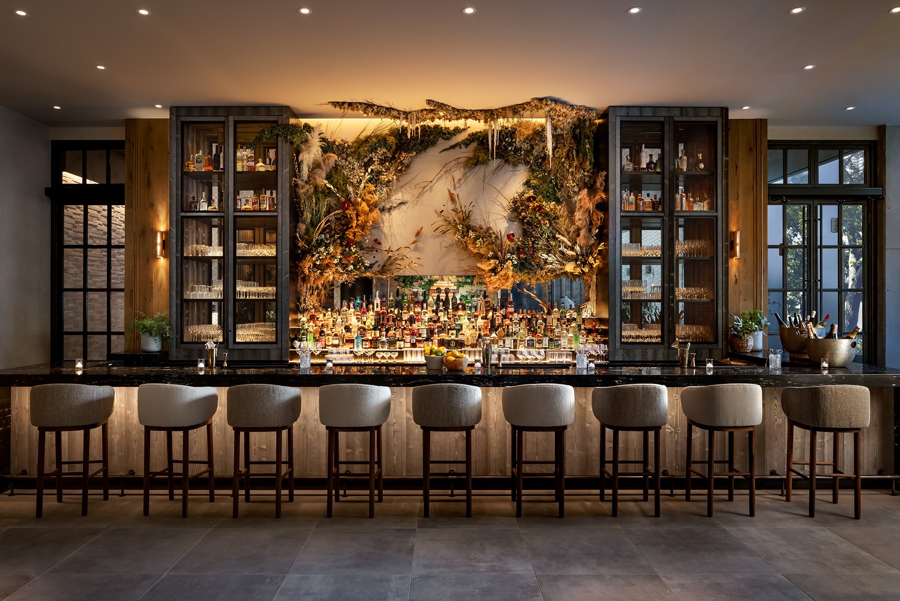 The bar at 1 Hotel, Toronto