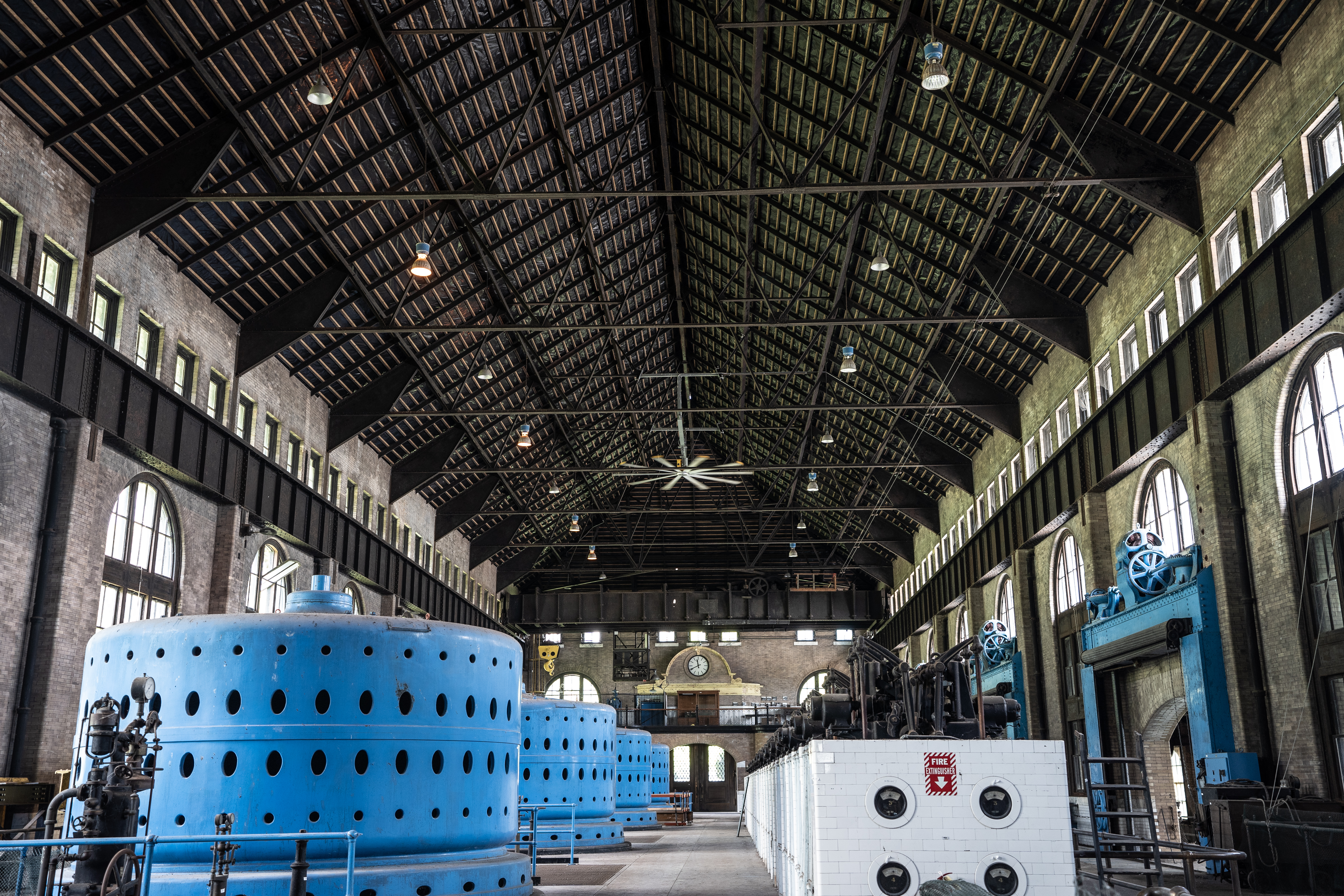 Niagara Parks Power Station generator floor